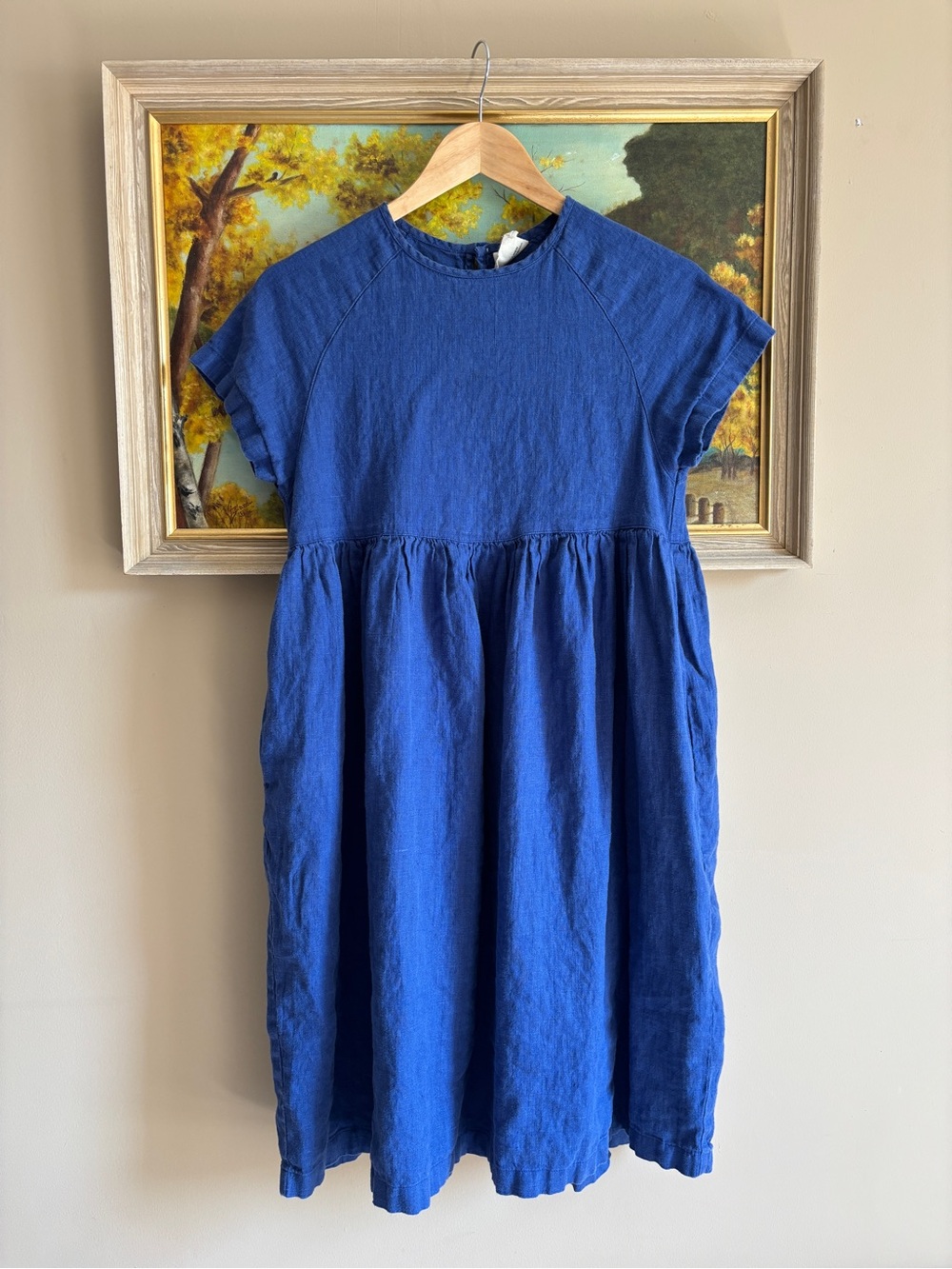 River Dress in Blueberry